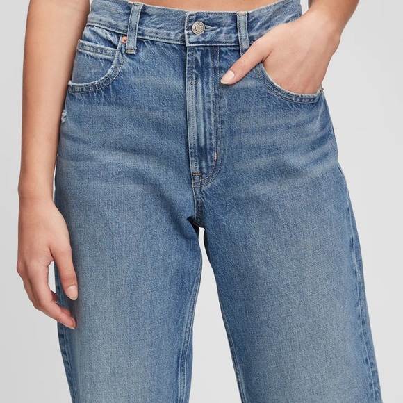 Womens Gap Authentic Denim High Rise Jeans 14/32R - Picture 3 of 13